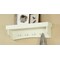 Alaterre Furniture Shaker Cottage Tray Shelf Coat Hook with Bench Set, Ivory ASCA0309IV - alternate 3